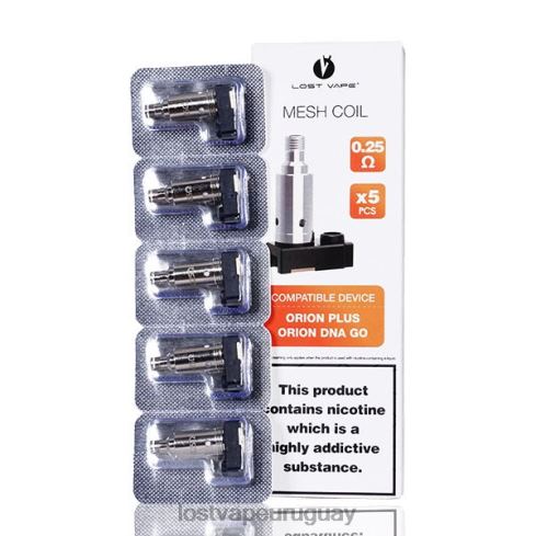 Lost Vape Orion más bobinas de reemplazo de ADN (paquete de 5) 0,25 ohmios - Lost Vape Near Me B8F4V36