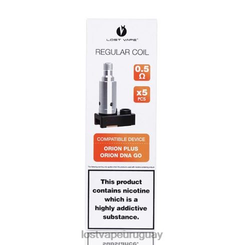 Lost Vape Orion más bobinas de reemplazo de ADN (paquete de 5) 0,25 ohmios - Lost Vape Near Me B8F4V36