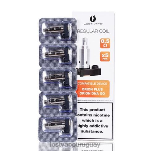 Lost Vape Orion más bobinas de reemplazo de ADN (paquete de 5) 0,5 ohmios - Lost Vape Near Me B8F4V326