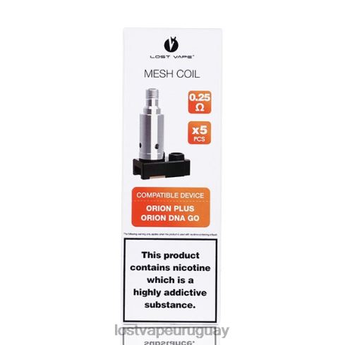 Lost Vape Orion más bobinas de reemplazo de ADN (paquete de 5) 0,5 ohmios - Lost Vape Near Me B8F4V326
