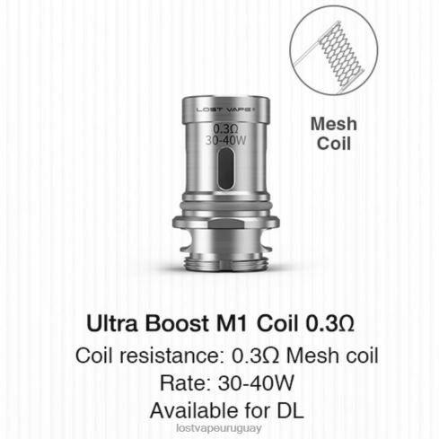 Lost Vape Ultra bobinas de impulso (paquete de 5) m1 v2 0.3ohm - Lost Vape Near Me B8F4V346