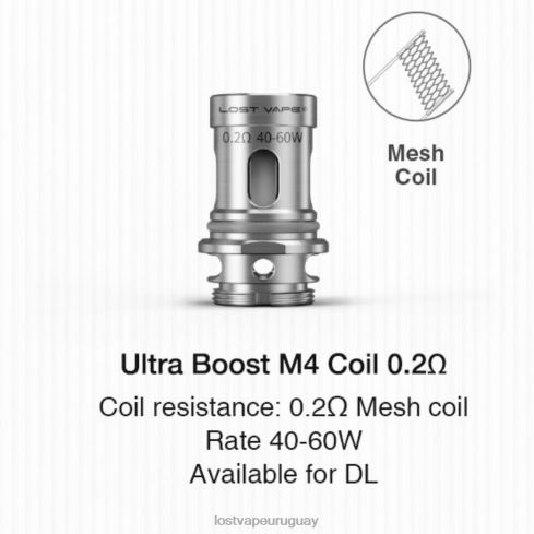 Lost Vape Ultra bobinas de impulso (paquete de 5) m4 v2 0.2ohm - Lost Vape Montevideo B8F4V349