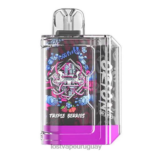 Lost Vape Orion barra desechable | 7500 bocanadas | 18ml | 50 mg bayas triples - Lost Vape Price B8F4V65