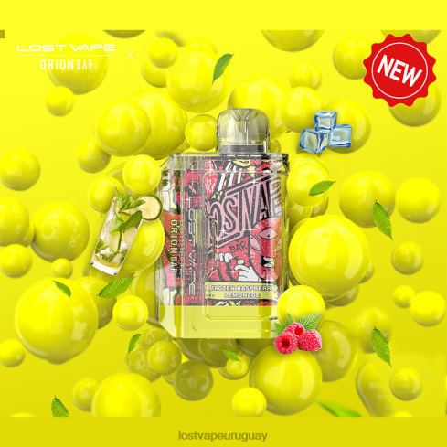 Lost Vape Orion barra desechable | 7500 bocanadas | 18ml | 50 mg limonada de frambuesa congelada - Lost Vape Orion Uruguay B8F4V92