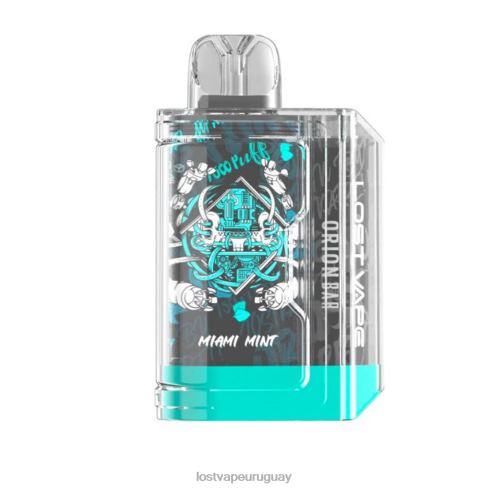 Lost Vape Orion barra desechable | 7500 bocanadas | 18ml | 50 mg menta de miami - Lost Vape Amazon Uruguay B8F4V84
