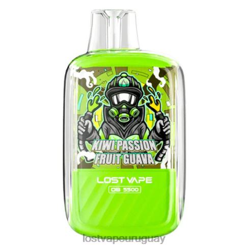 Lost Vape Orion ob5500 5500 inhalaciones 14ml 50mg desechables kiwi maracuyá guayaba - Lost Vape Sale Uruguay B8F4V103