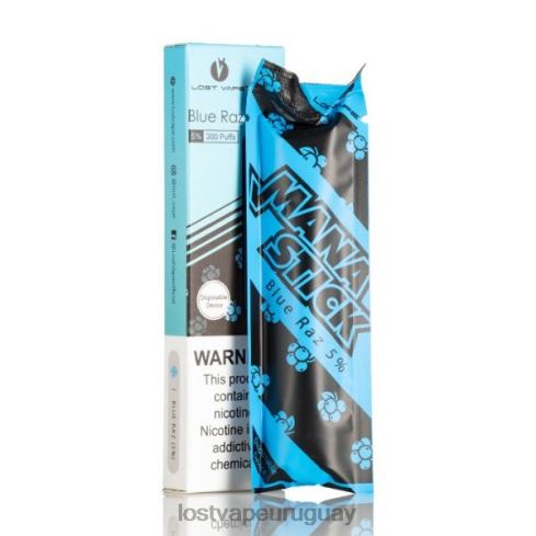 Lost Vape Mana palo desechable | 300 bocanadas | 1,2 ml azul raz 5% - Lost Vape Montevideo B8F4V519
