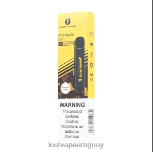 Lost Vape Mana palo desechable | 300 bocanadas | 1,2 ml hielo de piña 5% - Lost Vape Near Me B8F4V526
