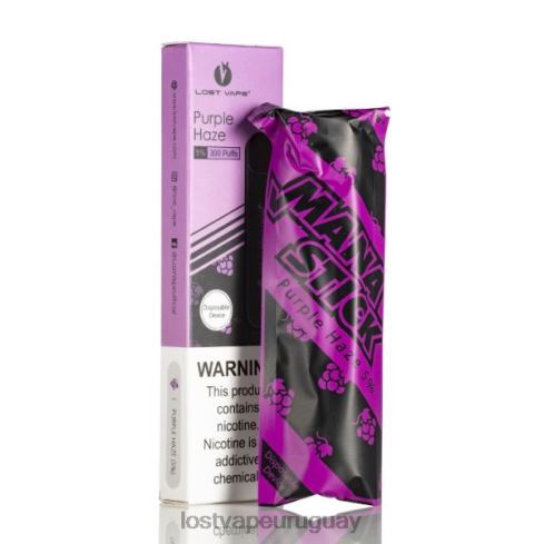 Lost Vape Mana palo desechable | 300 bocanadas | 1,2 ml neblina púrpura 5% - Lost Vape Pods Near Me B8F4V527