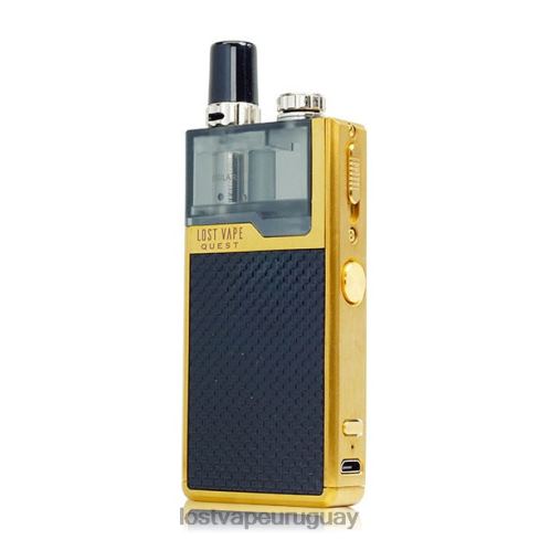Lost Vape Quest kit completo del dispositivo orion q pod tejido dorado/negro - Lost Vape Near Me B8F4V466