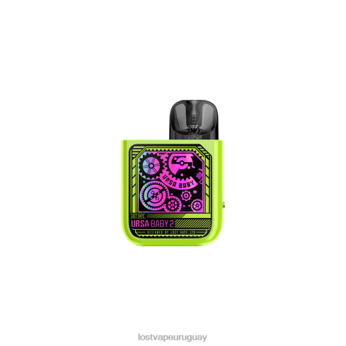 Lost Vape URSA Baby 2 equipos | sistema de cápsulas pop verde/engranaje del tiempo - Lost Vape Near Me B8F4V356