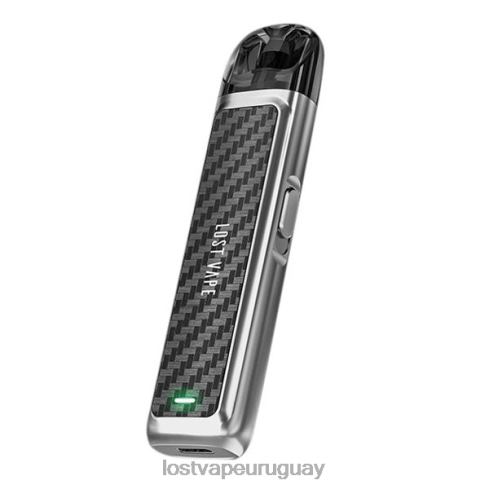 Lost Vape URSA kit de cápsulas | 800mah fibra de carbono plateada - Lost Vape Near Me B8F4V226