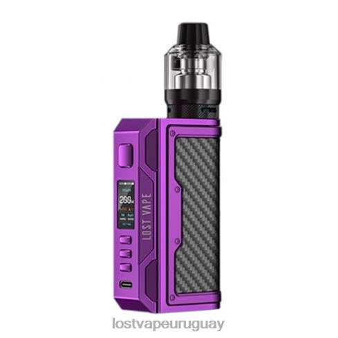 Lost Vape Thelema kit de búsqueda de 200w morado/fibra de carbono - Lost Vape Pods Near Me B8F4V147