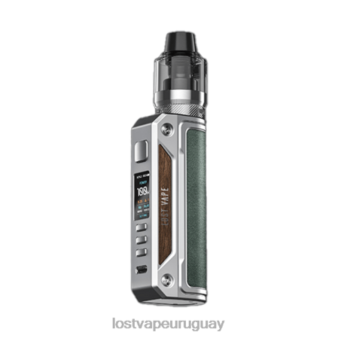 Lost Vape Thelema kit solo de 100w inox/verde mineral - Lost Vape Sale Uruguay B8F4V13