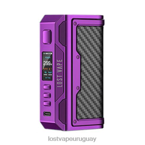 Lost Vape Thelema misión 200w mod morado/fibra de carbono - Lost Vape Near Me B8F4V186