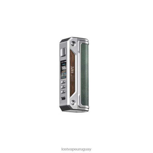 Lost Vape Thelema mod solo de 100w inox/verde mineral - Lost Vape Orion Uruguay B8F4V22
