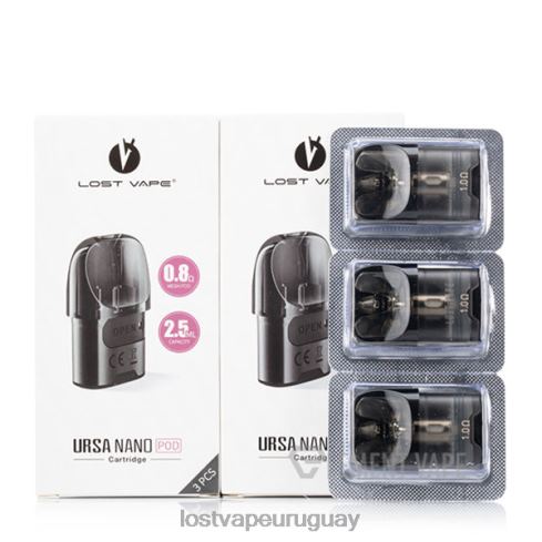 Lost Vape URSA vainas de repuesto | 2,5 ml (paquete de 3) rosa 1.ohm - Lost Vape Uruguay B8F4V128